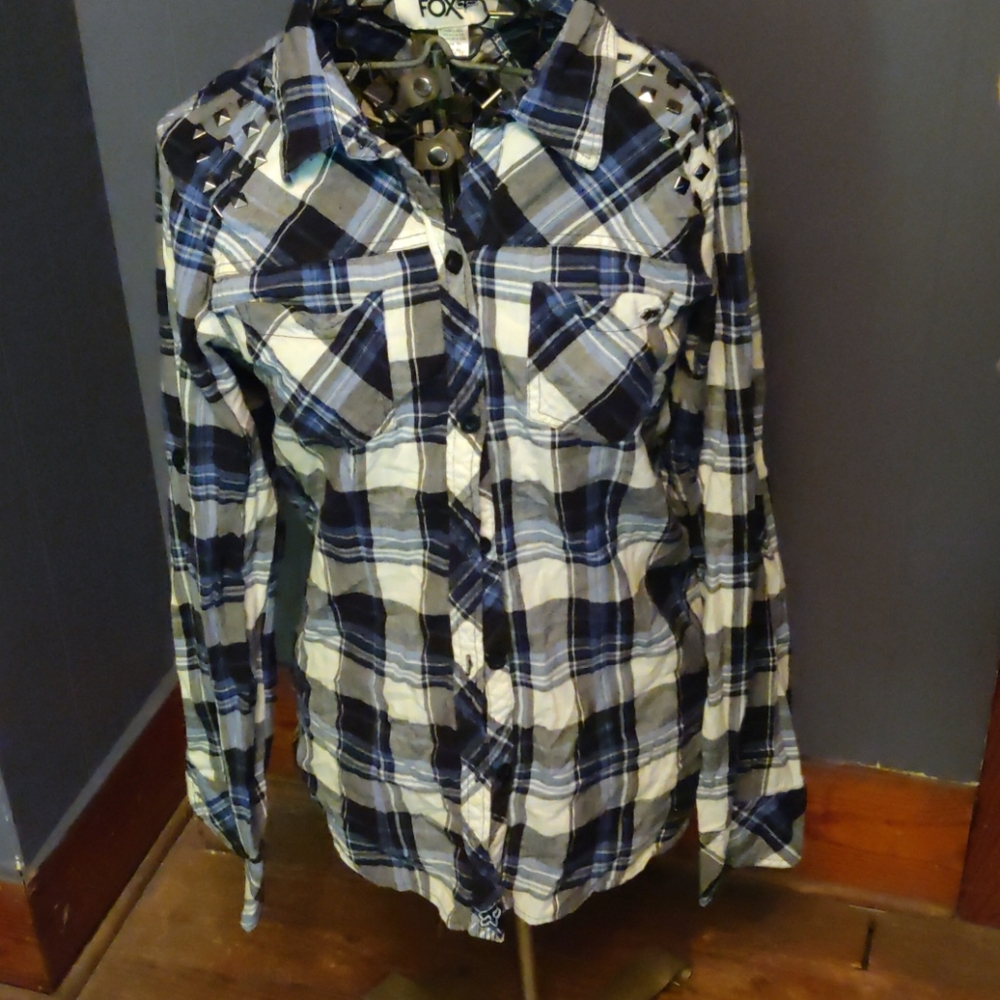 Fox racing button up